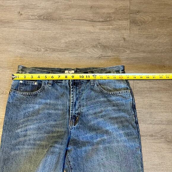 Vintage Calvin Klein Jeans Men’s Size 32 Straight Leg Blue Denim Pants Y2K 90s - Picture 9 of 14
